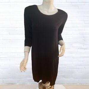 ❄️ 50% off winter H&M black long tunic sweater dress M